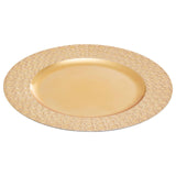 Dia Gold Finish Octagon Charger Plate