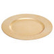 Dia Gold Finish Hammered Rim Charger Plate