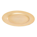 Dia Gold Finish Flat Style Charger Plate