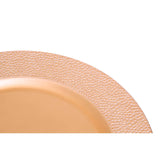 Dia Rose Gold Pebble Effect Charger Plate