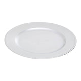 Dia 36 Pc Silver Finish Dotted Charger Plate