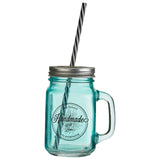 Bocal Blue Square Mason Jar Mug