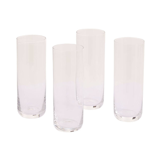Crystaline Hi-Ball Glasses - Set Of 4