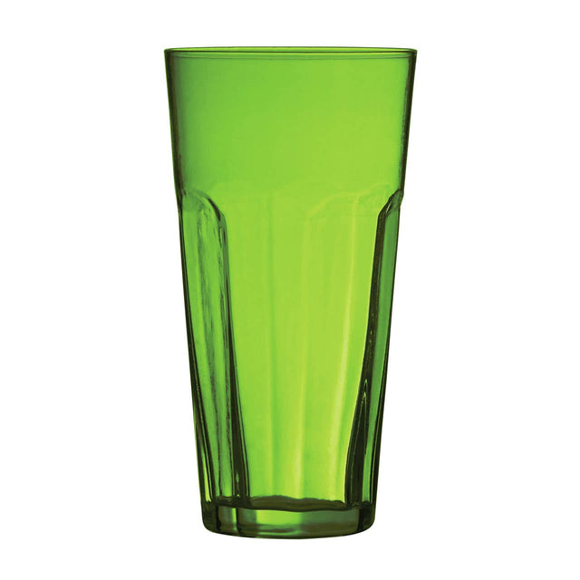 American Diner Green Glass Tumbler