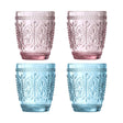 Fleur Glass Tumblers - Set Of 4