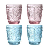 Fleur Glass Tumblers - Set Of 4