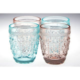 Fleur Glass Tumblers - Set Of 4