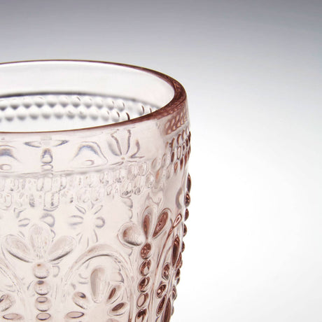 Fleur Glass Tumblers - Set Of 4