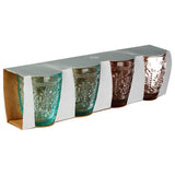Fleur Glass Tumblers - Set Of 4