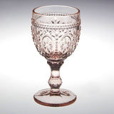 Fleur 2 Pink And 2 Blue Glasses - Set Of 4