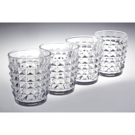 Pyramid Tumblers - Set Of 4