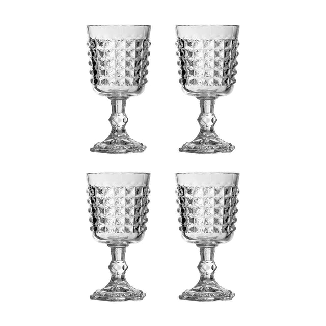 Pyramid Wine Goblets - Set Of 4