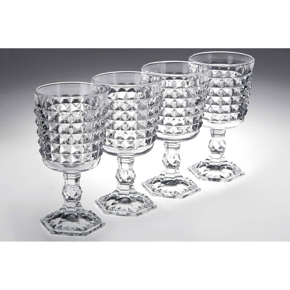 Pyramid Wine Goblets - Set Of 4