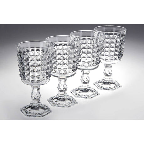 Pyramid Wine Goblets - Set Of 4