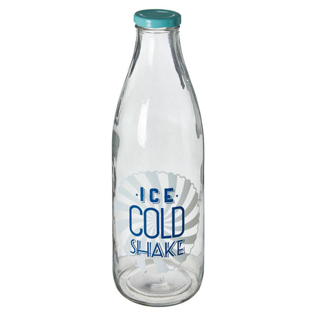 Glass Bottle With Metal Lid