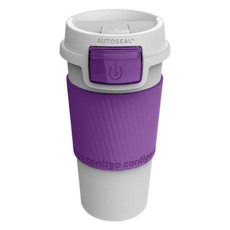 Contigo Morgan White And Lilac Autoseal Mug - 355Ml