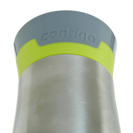 Contigo Aria Grey And Green Autoseal Mug - 300Ml