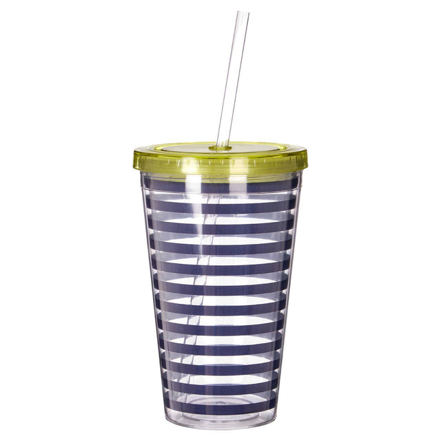 Mimo Stripe Drinks Cup – 450Ml