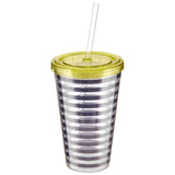 Mimo Stripe Drinks Cup – 450Ml