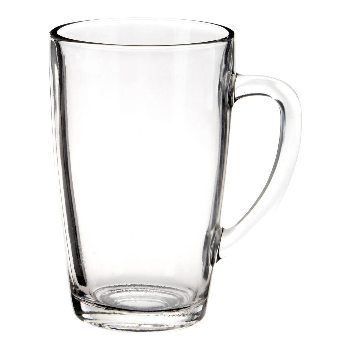 Clear Tall Glass Mugs - Set Of 4
