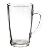 Clear Tall Glass Mugs - Set Of 4