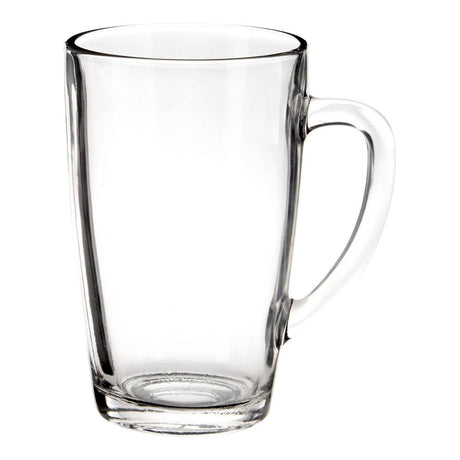 Clear Tall Glass Mugs - Set Of 4