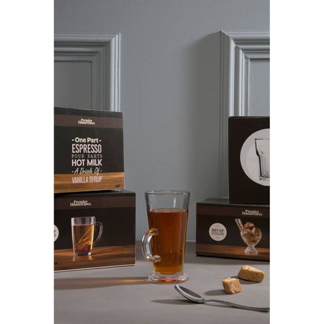 Clear Tall Glass Mugs - Set Of 4
