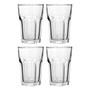 Euri Set of Four Clear Glass Tumblers 360ml