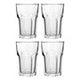 Euri Set of Four Clear Glass Tumblers 360ml