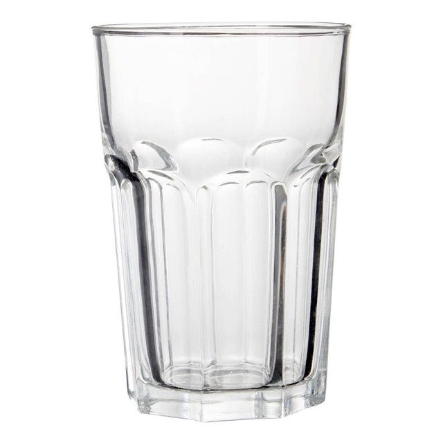 Set Of 4 Luxor Clear Glass Tumblers - 500Ml