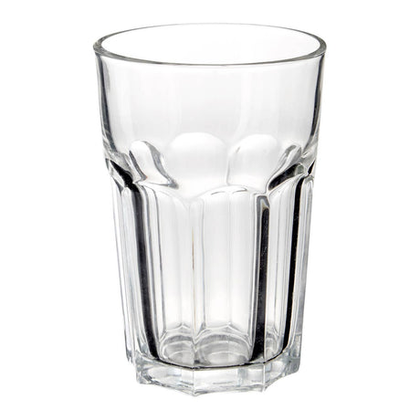 Set Of 4 Luxor Clear Glass Tumblers - 500Ml