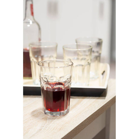 Set Of 4 Luxor Clear Glass Tumblers - 500Ml