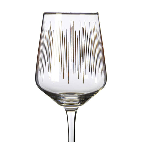 Deco Wine Glasses - Set Of 4