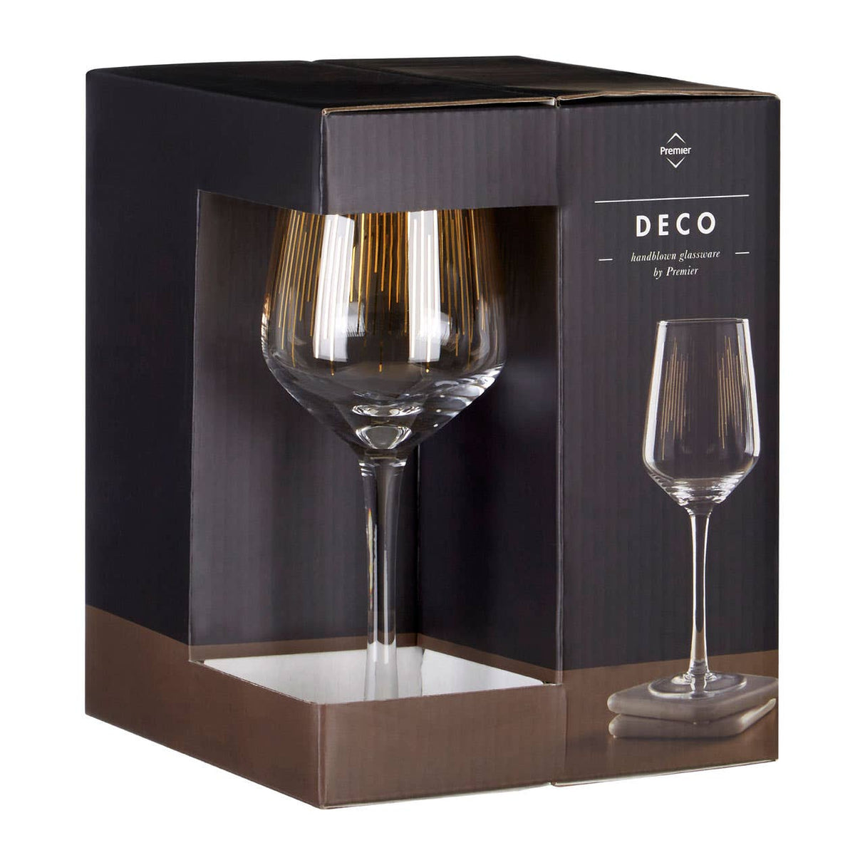 Deco Wine Glasses - Set Of 4