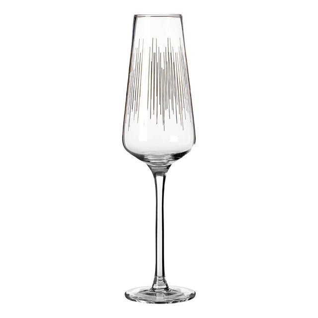 Deco Champagne Glasses - Set Of 4