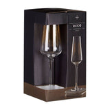 Deco Champagne Glasses - Set Of 4
