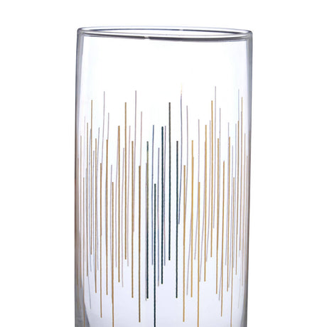 Deco Highball Glasses - Set Of 4