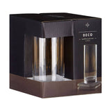 Deco Highball Glasses - Set Of 4