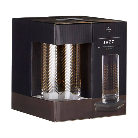 Jazz Highball Glasses - Set Of 4