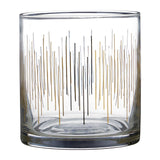 Deco Tumbler Glasses - Set Of 4