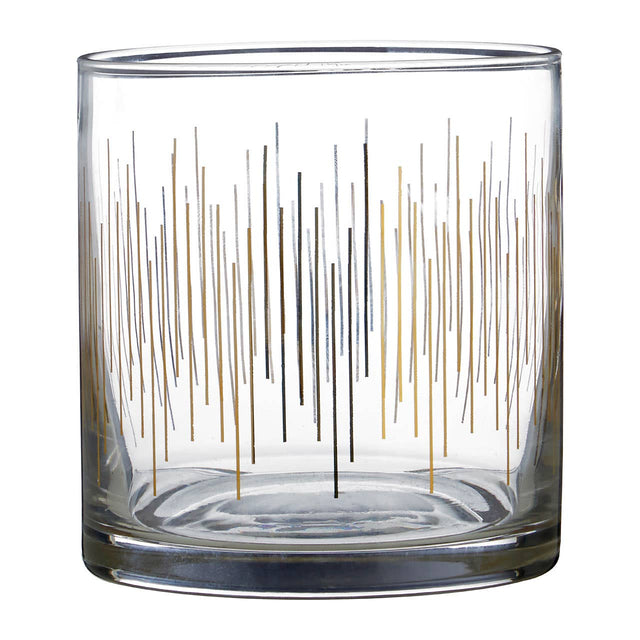 Deco Tumbler Glasses - Set Of 4