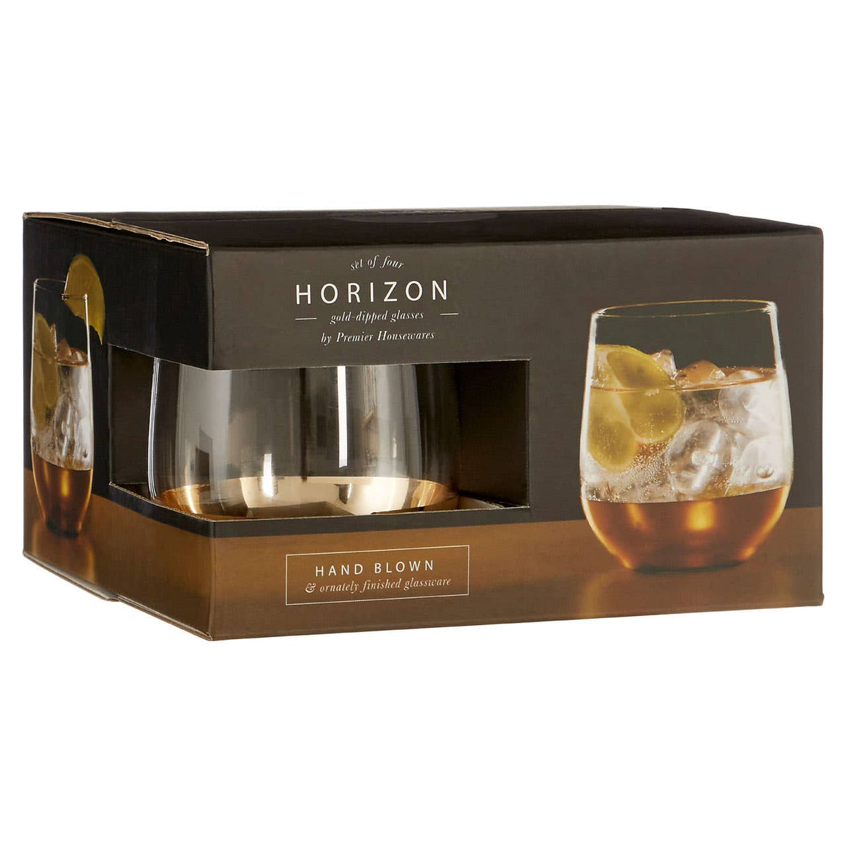 Horizon Glass Tumblers - Set Of 4
