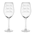 Verity Don'T Ask Large Wine Glasses