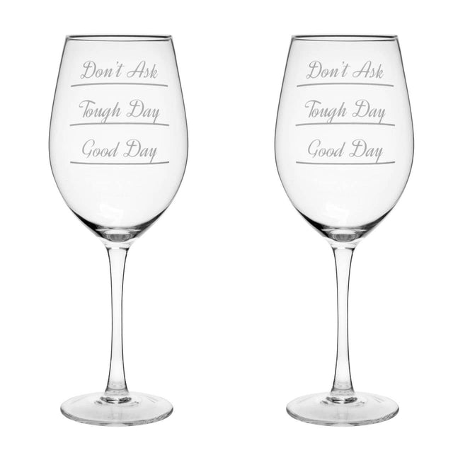Verity Don'T Ask Large Wine Glasses