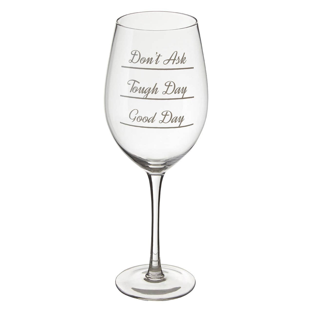 Verity Don'T Ask Large Wine Glasses