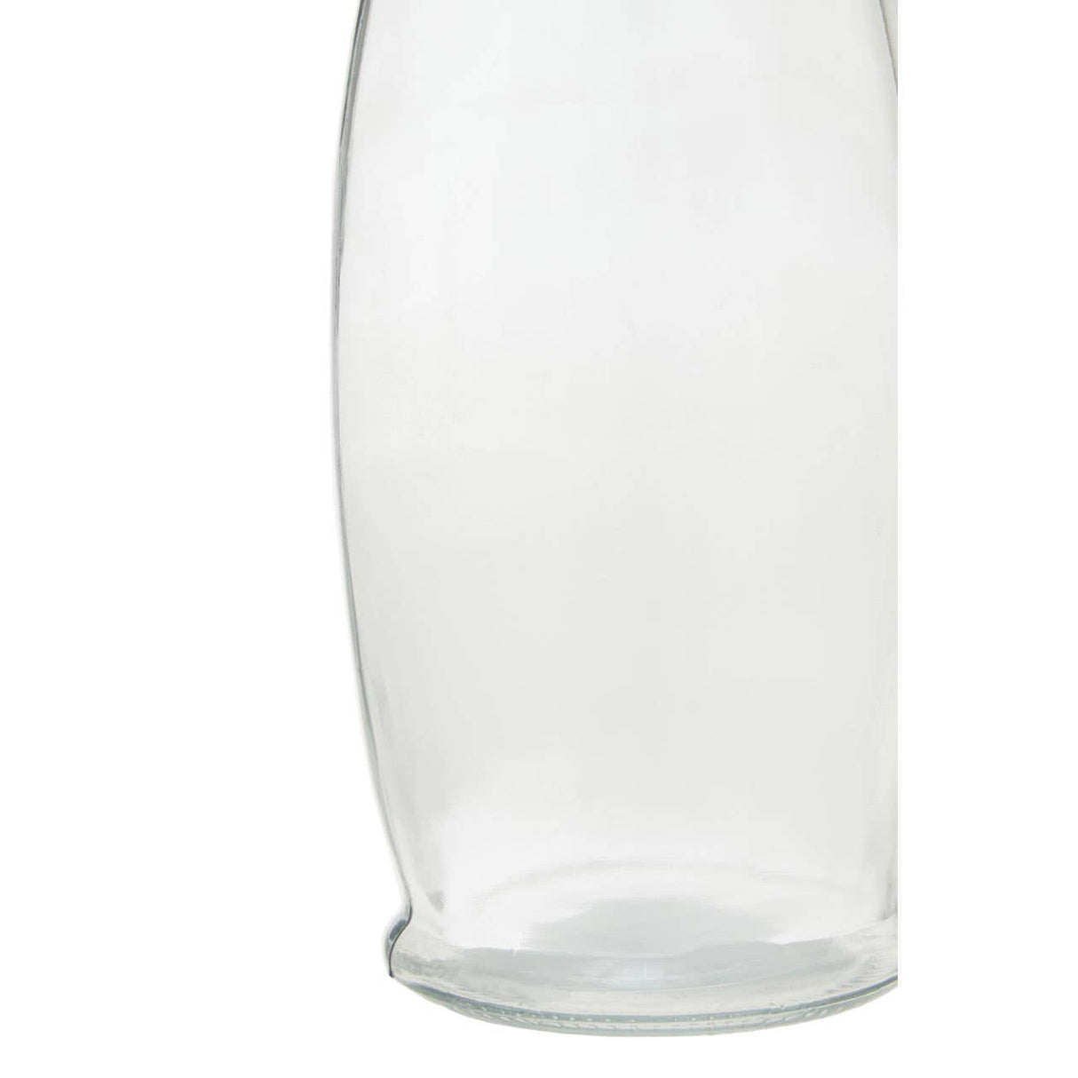 Clear Glass Bottle With Metal Lid 0.55 Ltr