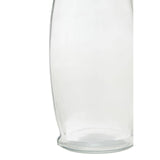 Clear Glass Bottle With Metal Lid 1.0 Ltr