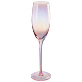 Frosted Deco Set Of 4 Champagne Glasses
