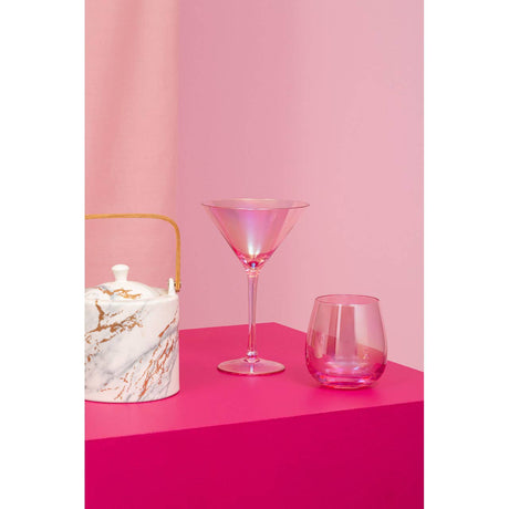 Frosted Deco Set Of 4 Tumbler Glasses