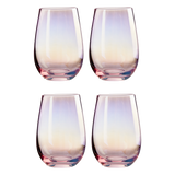 Frosted Deco Set Of 4 Hi Ball Glasses
